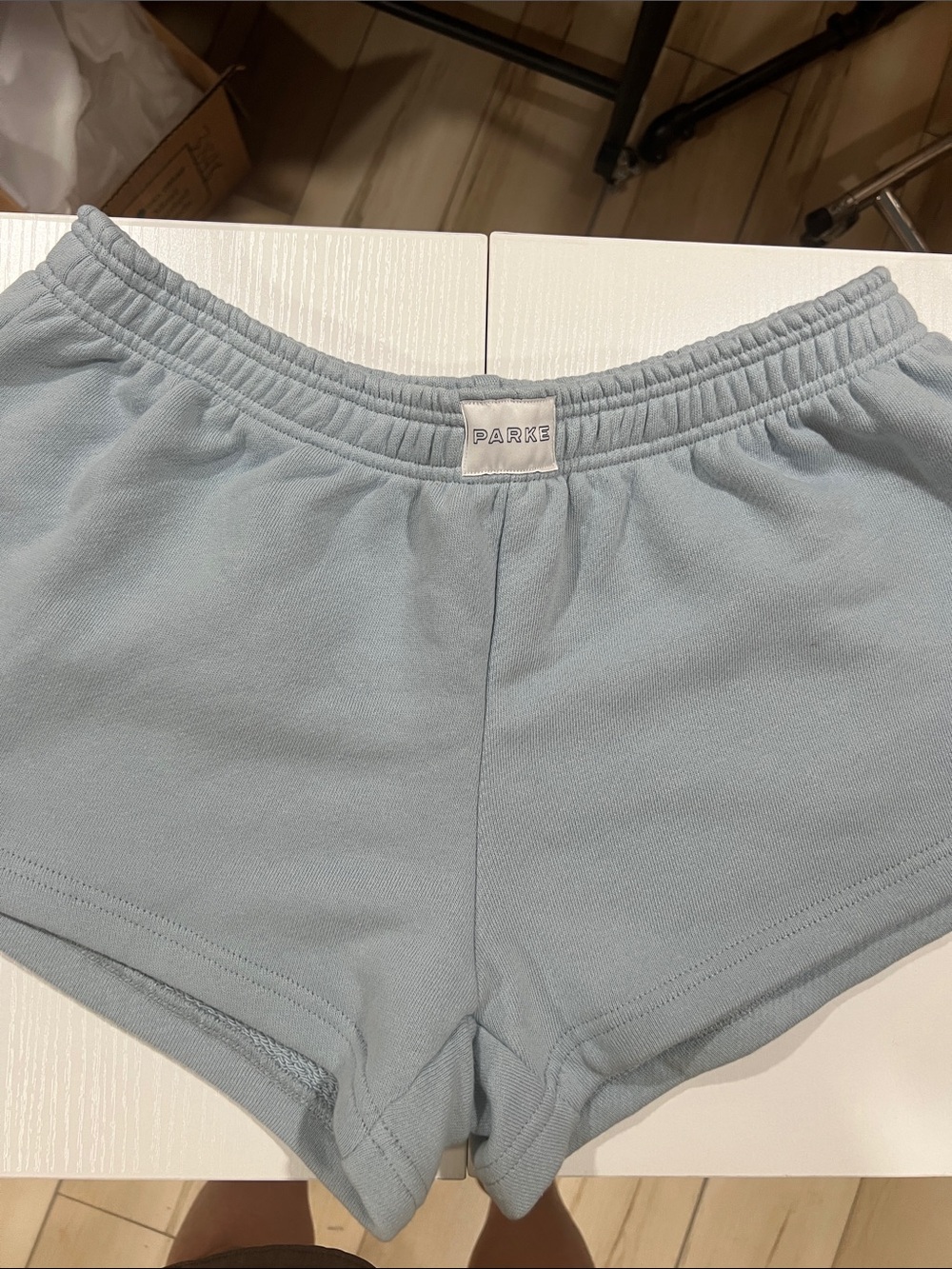 Parke Women’s Light Blue Athletic Shorts